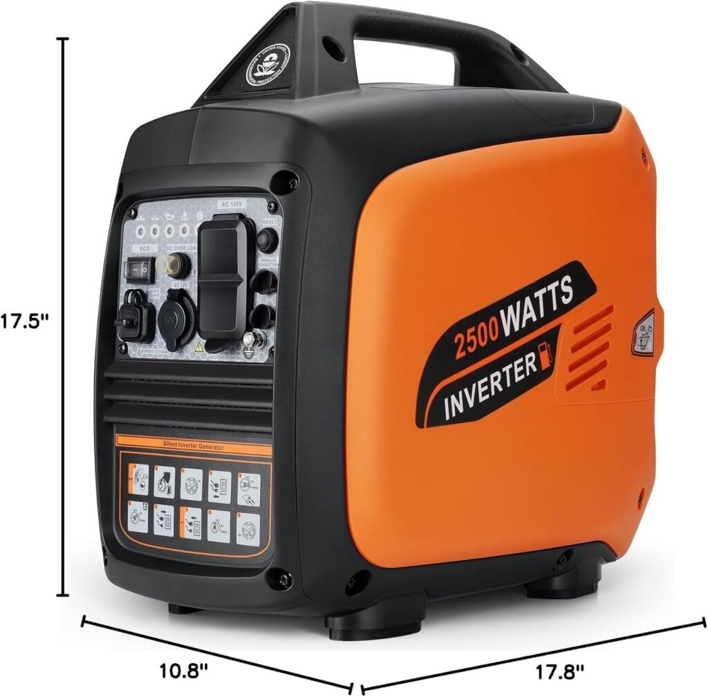 Oxseryn Portable Inverter Generator 2500W size